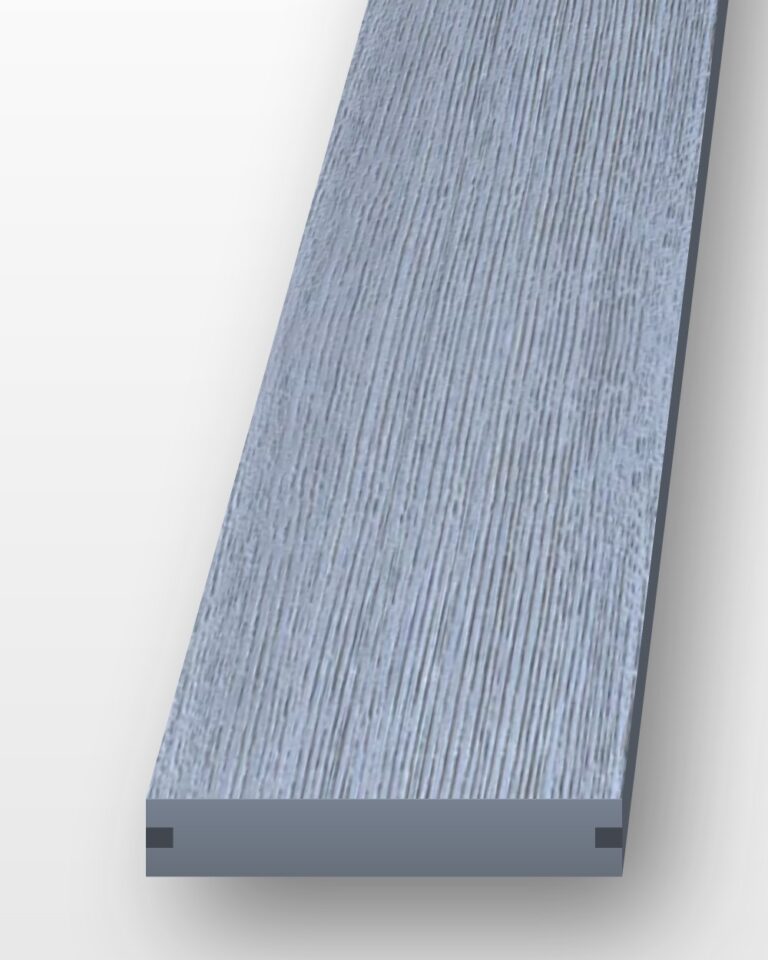 Modelo Prime composite decking board in Coral, 140 × 23 mm, brushed timber-grain finish