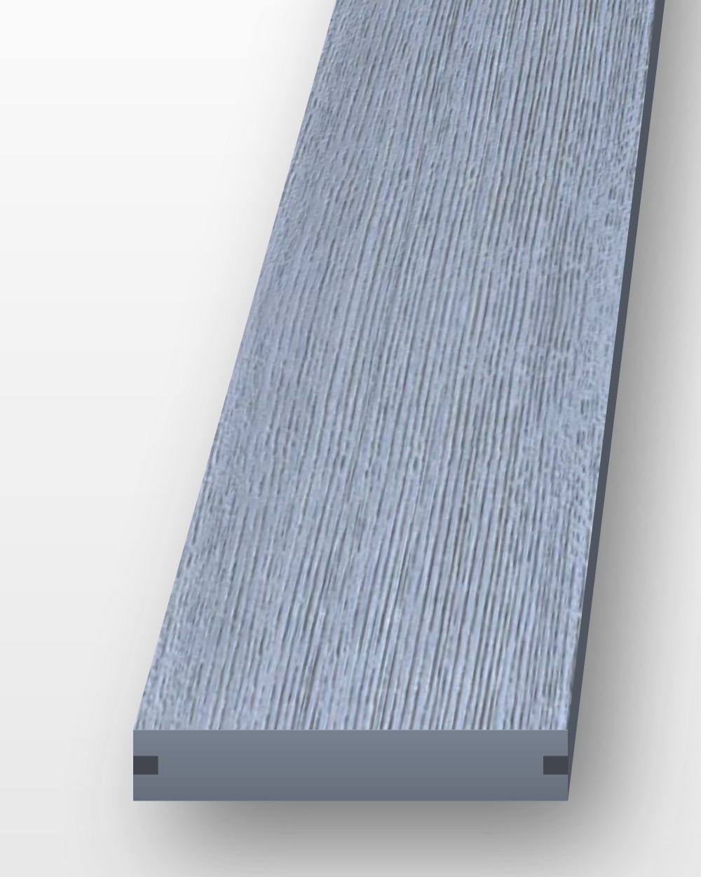 Modelo Prime composite decking board in Coral, 140 × 23 mm, brushed timber-grain finish